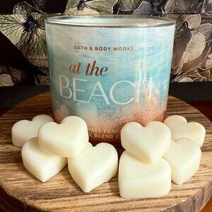 NEW HEART WAX MELTS 2.19oz Bath and Body Works Candle Wax Melts - AT THE BEACH!